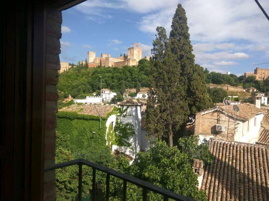 Stunning Alhambra View Balconies, In The Albayzin Apartment Granada Bagian luar foto